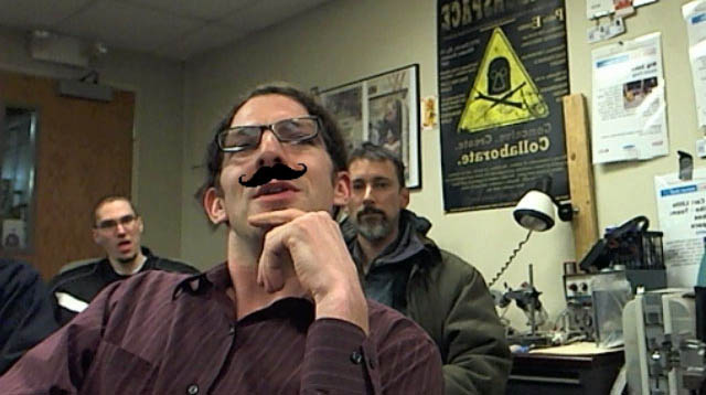 Google Hangout Mustache