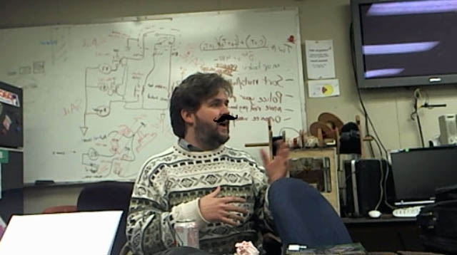 Google Hangout Mustache