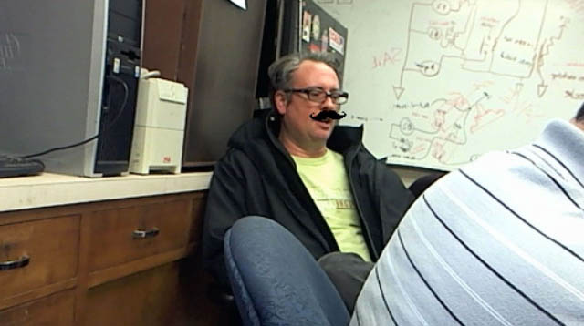 Google Hangout Mustache